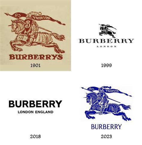 burberry logo designer|Burberry old and new logo.